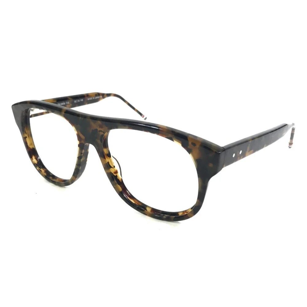 Thom Browne. Eyeglasses Frames TB-008 B-T-55 Tortoise Square Oversized 55-16-148